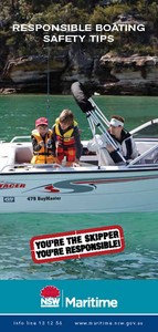 skipper responsibility photo copyright Roads and Maritime Services . http://www.maritime.nsw.gov.au taken at  and featuring the  class