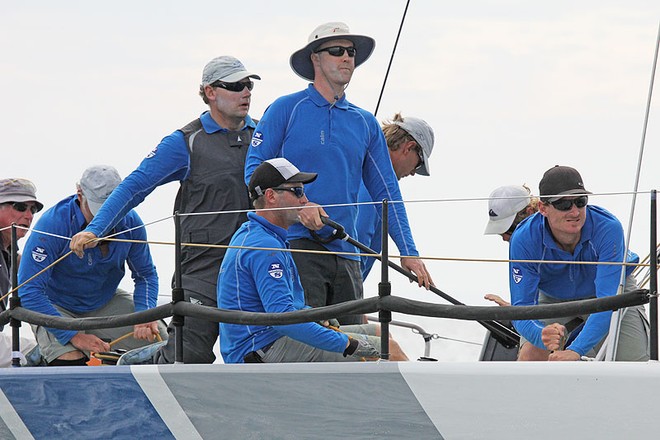 Pete Williams returned to helming duties today. - TP52 Southern Cross Cup ©  John Curnow