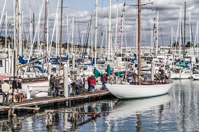 Afloat at last - C.F. Koehler’s 1928 10-meter Sally  © Bob Grieser/Outside Images www.outsideimages.com