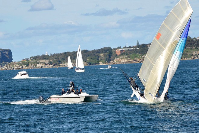 Collision in Race 2 - JJ Giltinan Championship 2013 © Thomas Quigley