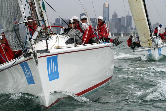 Audacious just after the start - Festival of Sail - Melbourne to Geelong passage race ©  Alex McKinnon Photography http://www.alexmckinnonphotography.com