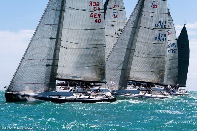 Farr 40 fleet at Key West 2013 © Enfant Terrible/ZGN