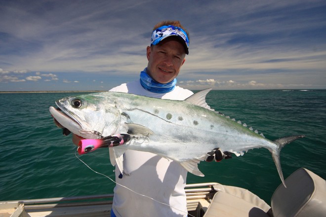 Queenfish offshore of Darwin are a lot of fun on light tackle. © Jarrod Day
