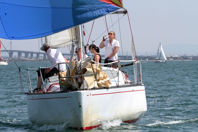 Tanya Stanford’s all-girl team Nouannie perform to their usual high standard for a second on IRC - Port Phillip Women’s Championship Series ©  Alex McKinnon Photography http://www.alexmckinnonphotography.com
