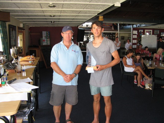 Radial Mens Winner Andrew McKenzie - NZ Laser National Champs © Michael Shields