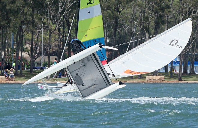 Going going gone! - F18 Nationals  © Crosbie Lorimer http://www.crosbielorimer.com