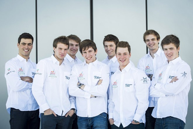 Team Tilt at the occasion of the official presentation of the team at the Jiva Hill Park Hotel ©  Team Tilt / Loris Von Siebenthal