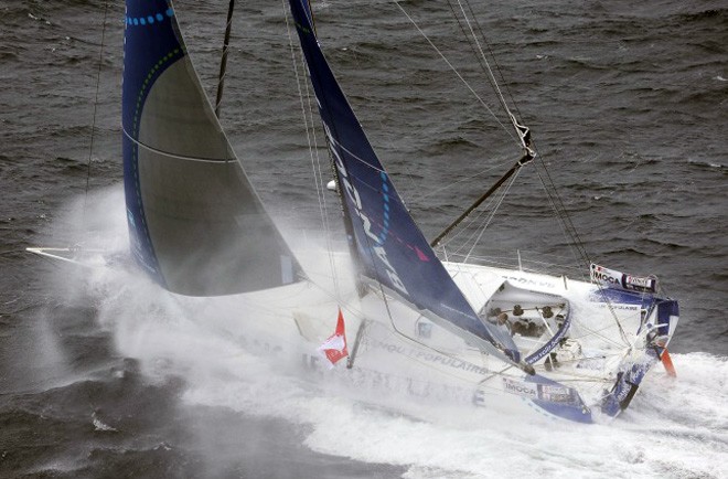 Armel Le Cléac’h, Banque Populaire - 2012 Vendee Globe © Jean-Marie Liot / DPPI / Vendée Globe http://www.vendeeglobe.org