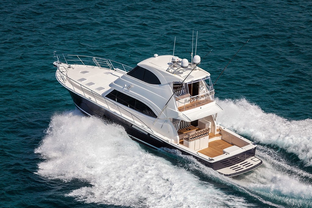 The 63 Enclosed Flybridge will be the largest Riviera on display at Miami photo copyright Stephen Milne taken at  and featuring the  class