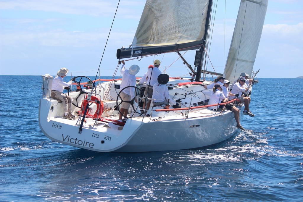 Daryl Hodgkinson’s Beneteau 45 Victoire IRC boat of the day - 2013 Club Marine Pittwater & Coffs Harbour Regatta © Damian Devine