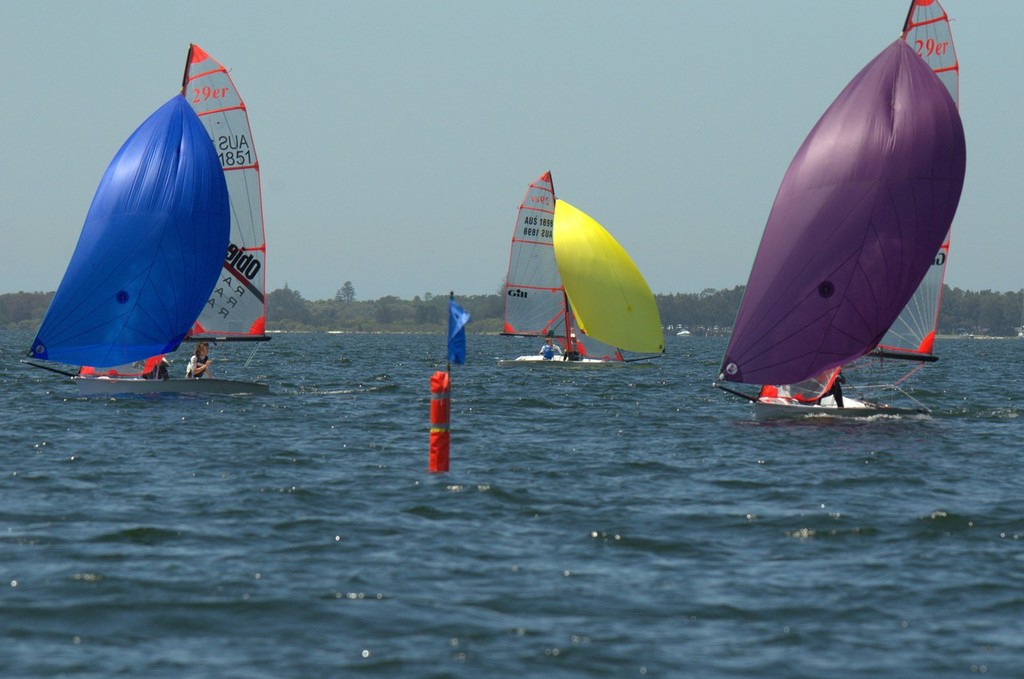 AUS 2060 Henry and Grant Makin’s Only Upset Of AUS 1851 Jim Colley/Shaun Connor Final Day Bullets - Zhik NSW and ACT 9er State Championships © David Price