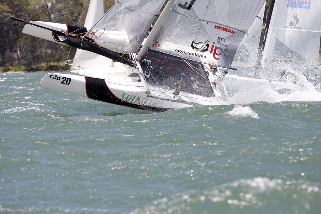 A WA Windrush (Paul Raymond/James Clark) on the edge of control photo copyright Mark Rothfield taken at  and featuring the  class