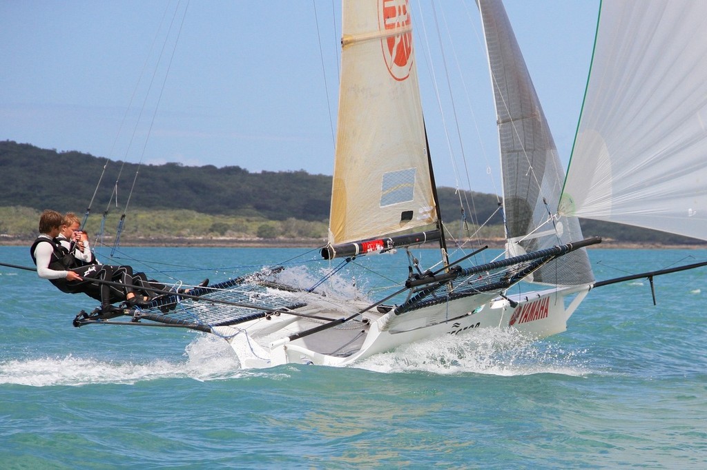 2013-18 (10) - 18ft Skiffs, Auckland January 13, 2013 photo copyright Richard Gladwell www.photosport.co.nz taken at  and featuring the  class