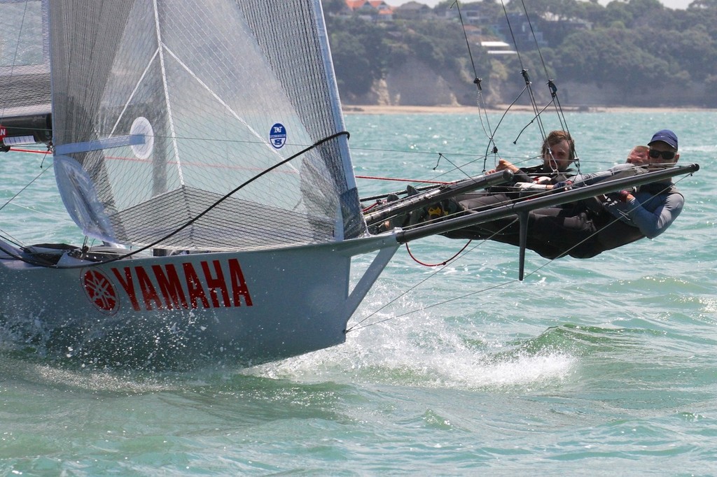 Yamaha 1 - 18ft Skiffs, Auckland January 13, 2013 photo copyright Richard Gladwell www.photosport.co.nz taken at  and featuring the  class