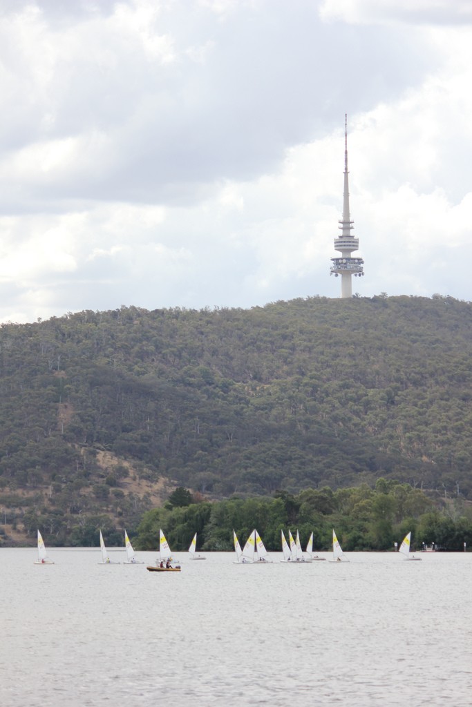 There was always a battle, regardless of where you were in the fleet - 2013 Spiral National Championships © Tim Stuparich