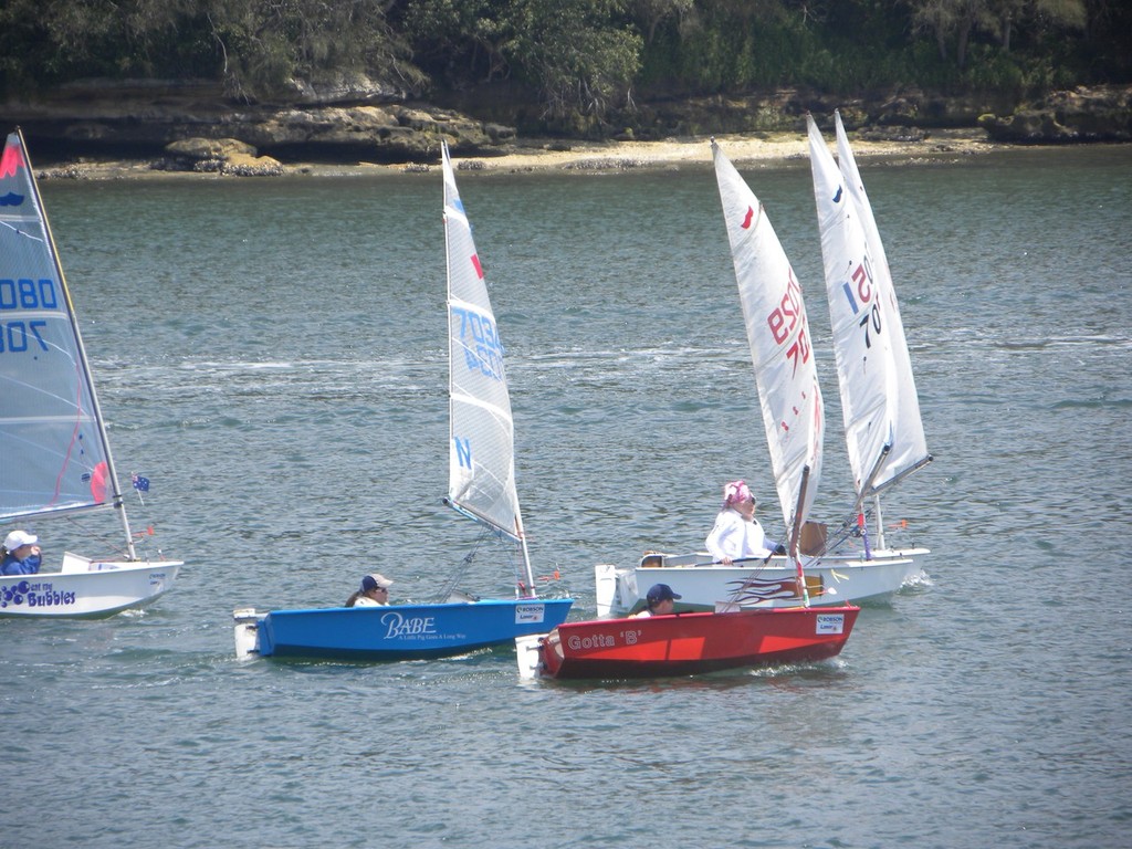 Close running - Southern NSW Sabot Zone Championship photo copyright Andrew Glassock taken at  and featuring the  class