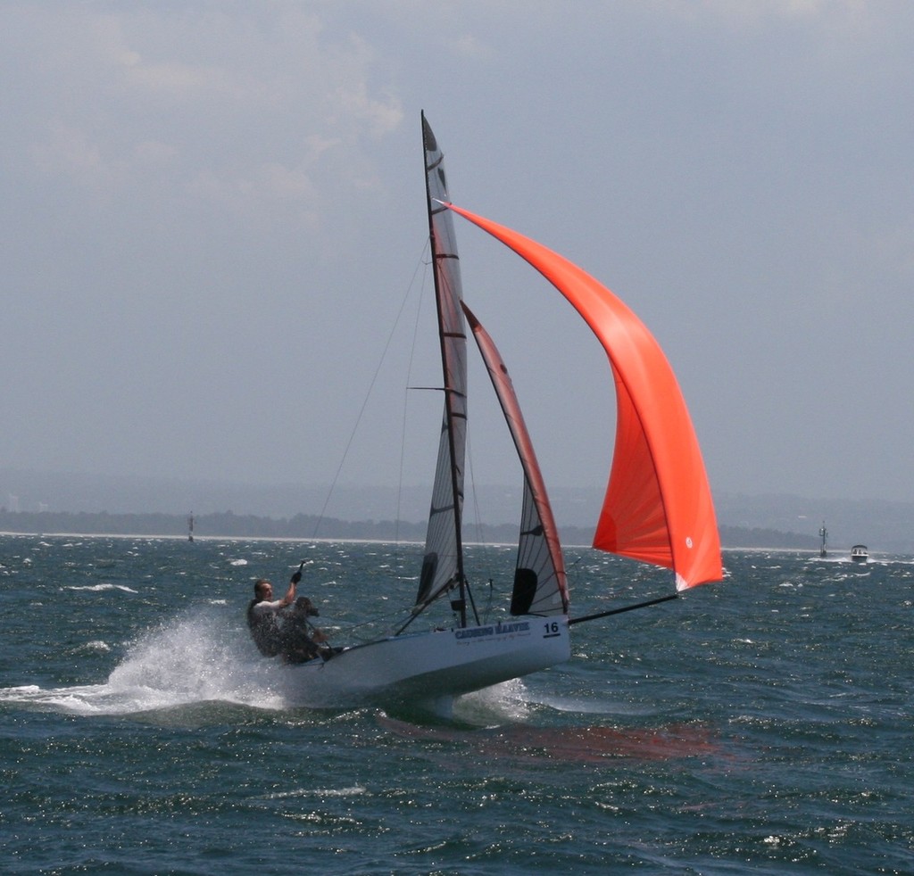 The Lancaster brothers Brett and Ryan sailed well to consolidate second place in the series standings - 2012-13 Cherub NSW State Championship Round 3 © Rolf Lunsmann