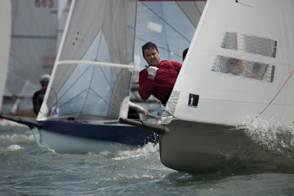 14s punch it off the start - I14 Australian Championships 2012 photo copyright Andrew Gough taken at  and featuring the  class