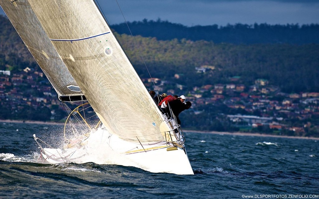 Sailing action in Tassie  © Dane Lojek