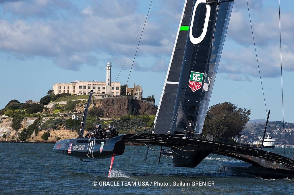 841292 485219721515079 682281315 o - Oracle Team USA - San Francisco - Day 11 of sailing - February 8, 2013 photo copyright Guilain Grenier Oracle Team USA http://www.oracleteamusamedia.com/ taken at  and featuring the  class