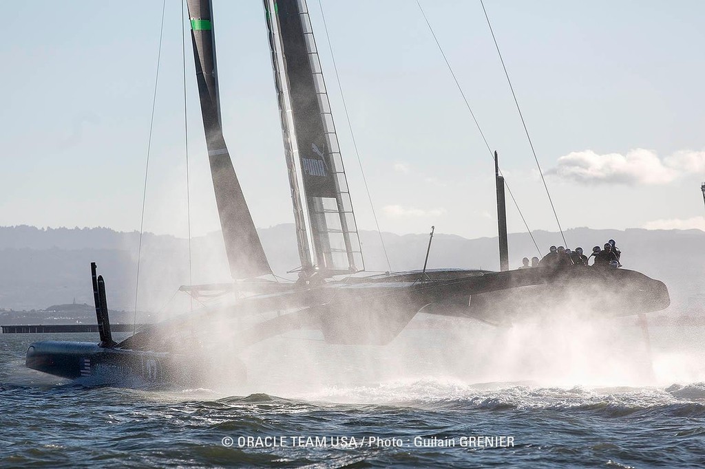 859863 485220004848384 485974604 o - Oracle Team USA - San Francisco - Day 11 of sailing - February 8, 2013 photo copyright Guilain Grenier Oracle Team USA http://www.oracleteamusamedia.com/ taken at  and featuring the  class