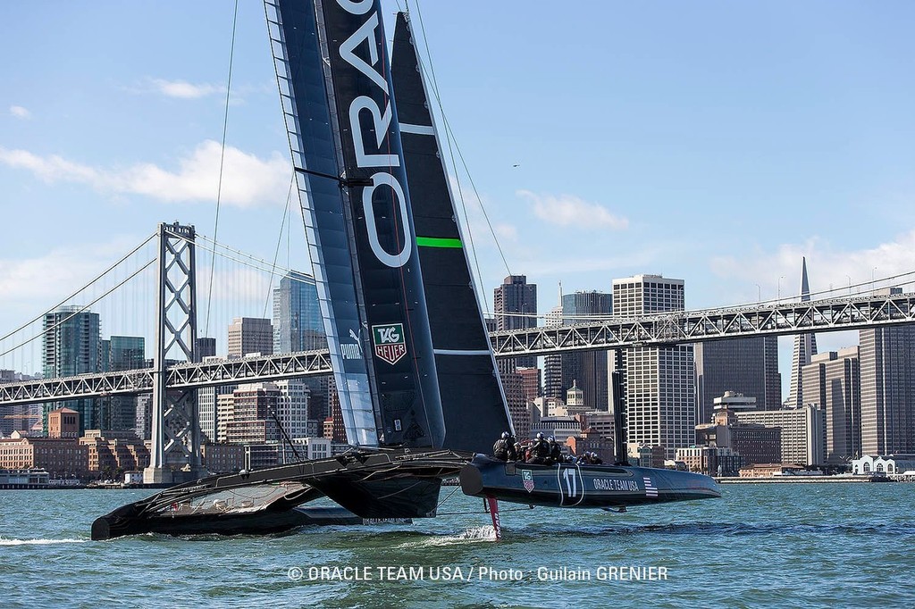 859932 485219728181745 2074177136 o - Oracle Team USA - San Francisco - Day 11 of sailing - February 8, 2013 photo copyright Guilain Grenier Oracle Team USA http://www.oracleteamusamedia.com/ taken at  and featuring the  class