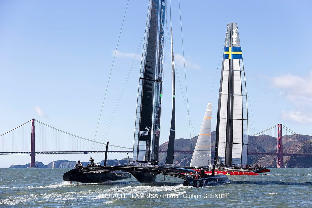 860577 485219731515078 800510638 o - Oracle Team USA - San Francisco - Day 11 of sailing - February 8, 2013 photo copyright Guilain Grenier Oracle Team USA http://www.oracleteamusamedia.com/ taken at  and featuring the  class