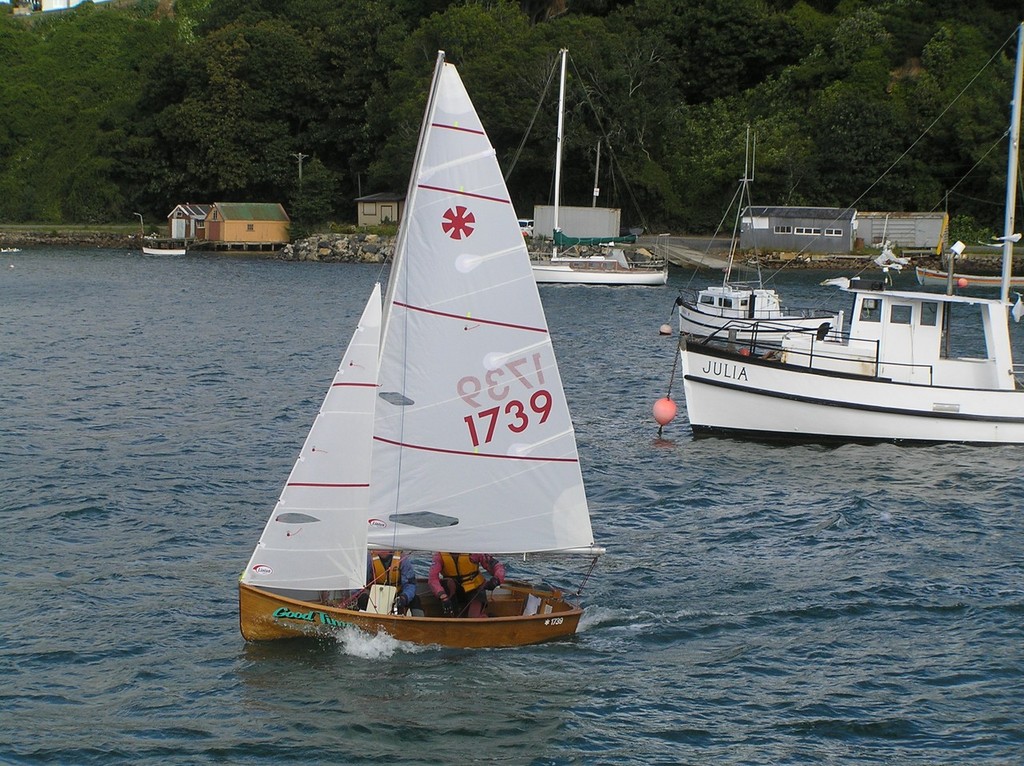 #1739 Good Times sailed by Maurice and Greg Scott of Worser Bay Boating Club. - 2013 Sunburst Nationals photo copyright Nigel Price taken at  and featuring the  class