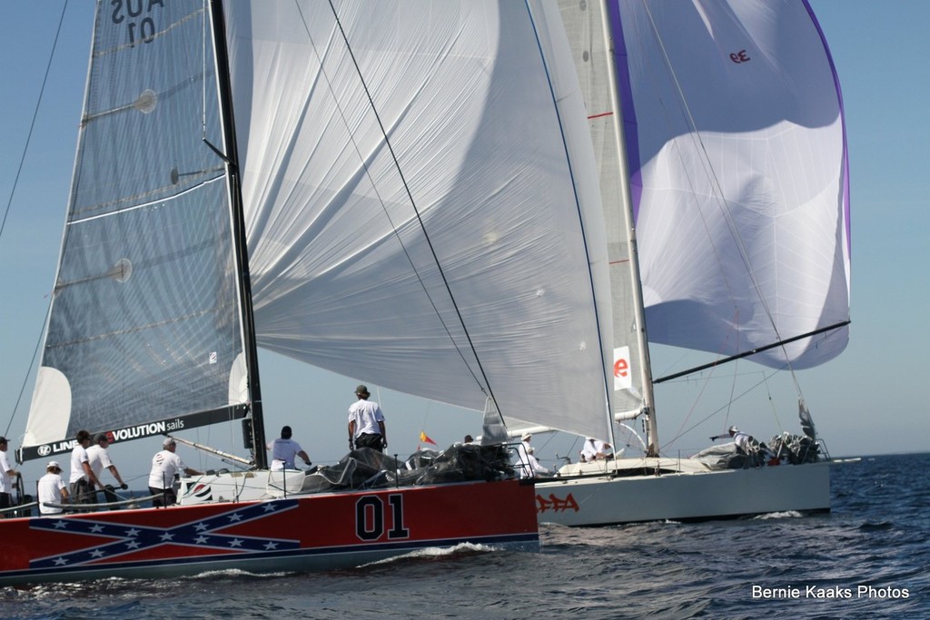 Terry Posma sailed well to hold off General Lee in race 1. - Redink Homes Geographe Bay Race Week photo copyright Bernie Kaaks taken at  and featuring the  class
