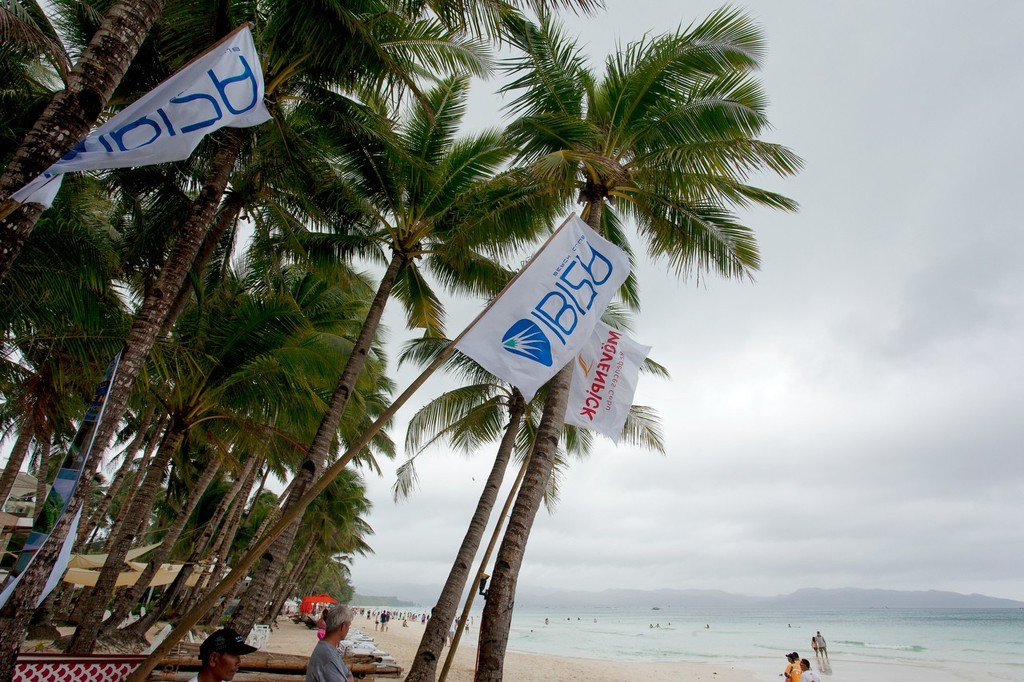 Boracay Cup Regatta 2013. Blowing old boots at White Beach. photo copyright Guy Nowell http://www.guynowell.com taken at  and featuring the  class