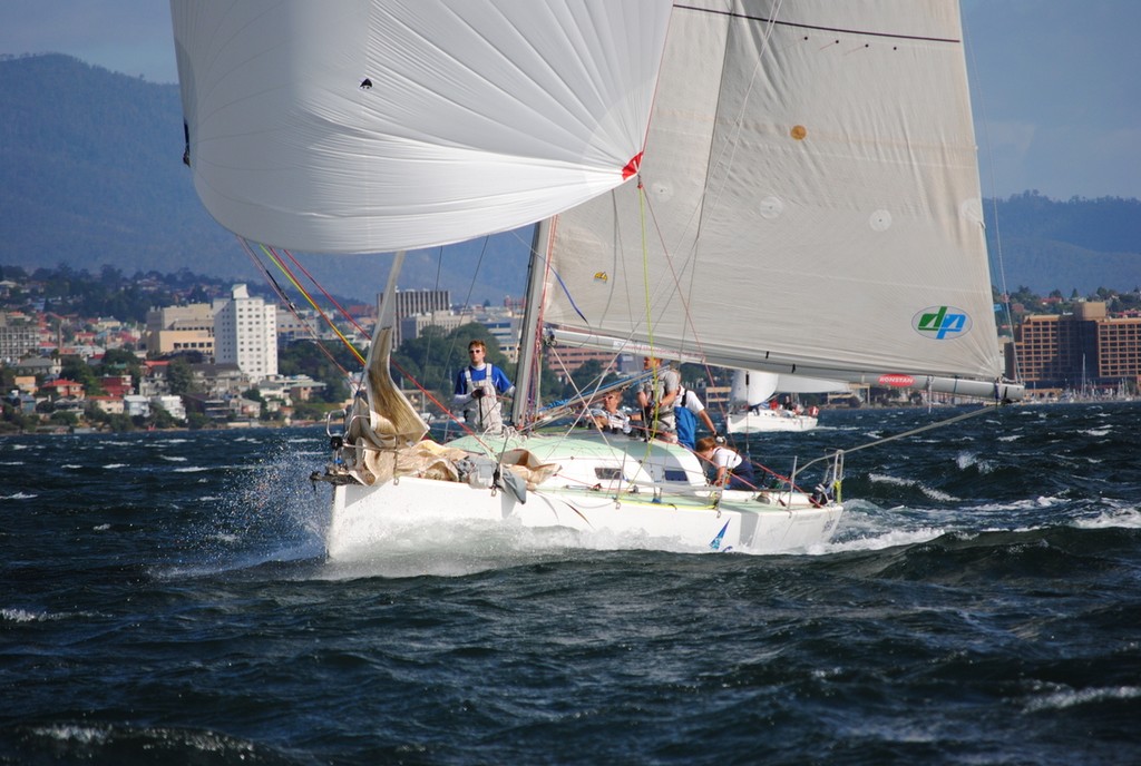  Whister at speed running down the Derwent on Saturday. photo copyright Campbell Peter taken at  and featuring the  class