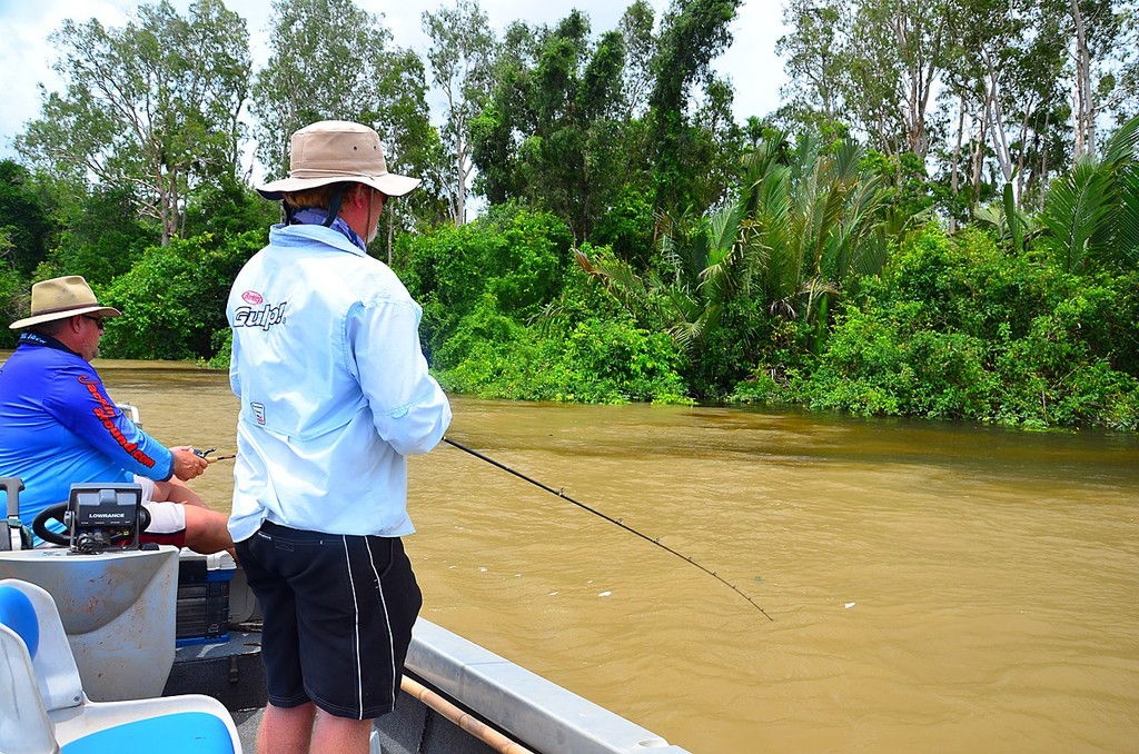 During the Wet Season keep your eyes peeled for tea-coloured water as it means that a drain is ``working`` even with the risen water levels. - Drains V Snags photo copyright Lee Brake taken at  and featuring the  class