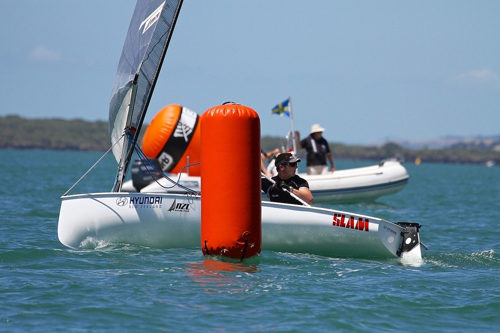 Andrew Murdoch - New Zealand Finn Nationals, Takapuna, February 2013 photo copyright Richard Gladwell www.photosport.co.nz taken at  and featuring the  class