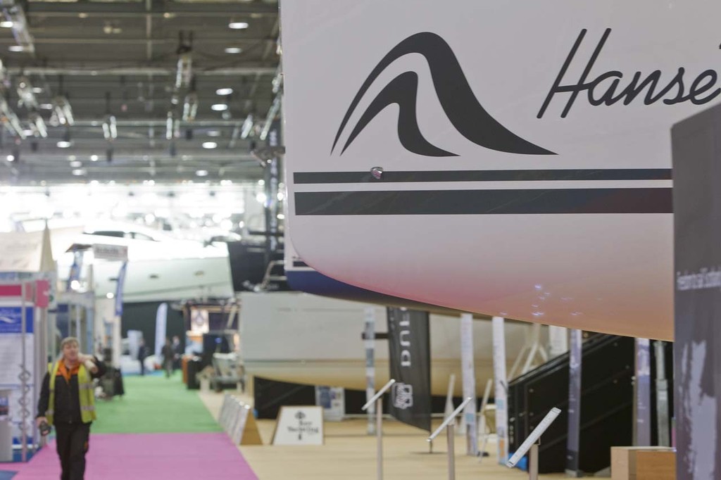 Walking through the different displays at the Tullett Prebon London Boat Show, ExCeL, London. © onEdition http://www.onEdition.com