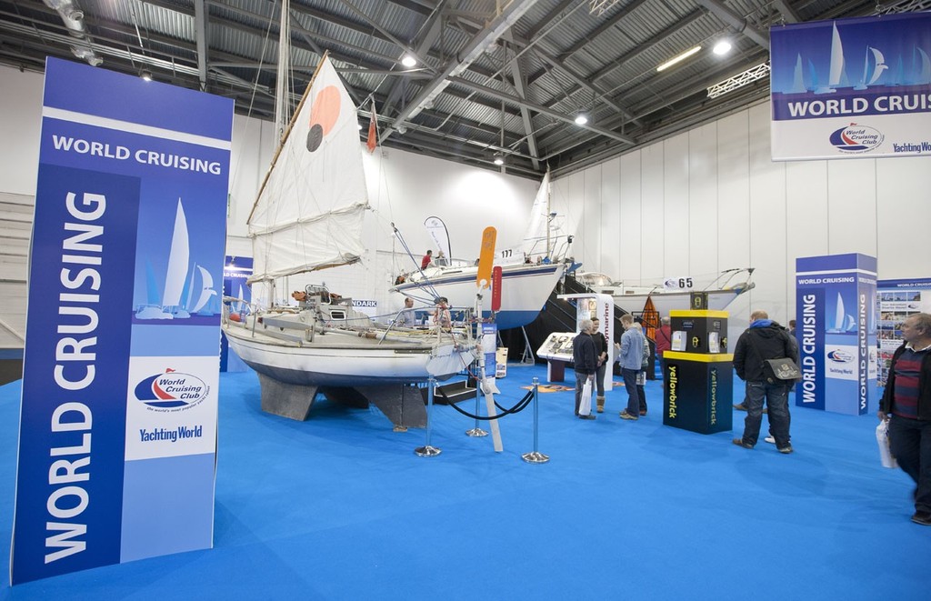 The World Crusing stand at the Tullett Prebon London Boat Show, ExCeL, London. © onEdition http://www.onEdition.com