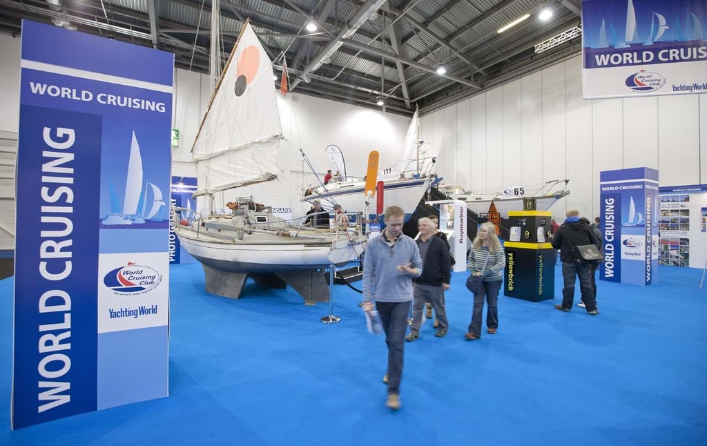The World Crusing stand at the Tullett Prebon London Boat Show, ExCeL, London. © onEdition http://www.onEdition.com