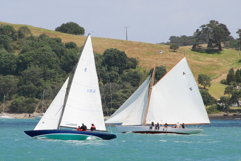 Rawene (leeward) - 2013 Mahurangi Regatta photo copyright Richard Gladwell www.photosport.co.nz taken at  and featuring the  class