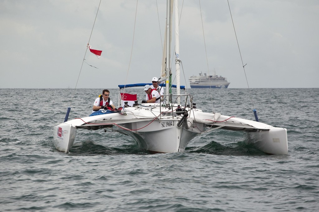 Mt Gay Rum 2013 Neptune Regatta, Nongsa windward-leeward race. Manao Express © Guy Nowell http://www.guynowell.com