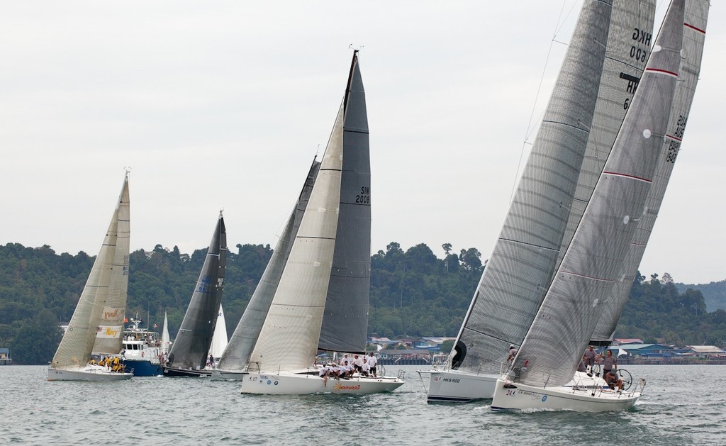 Royal Langkawi International Regatta 2013. IRC Racing start. © Guy Nowell http://www.guynowell.com