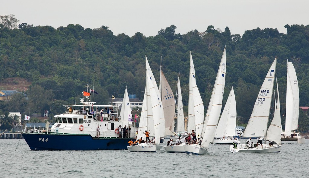 Royal Langkawi International Regatta 2013. Platu start. © Guy Nowell http://www.guynowell.com