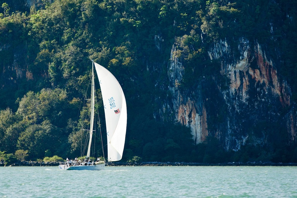 Royal Langkawi International Regatta 2013. Uranus. photo copyright Guy Nowell http://www.guynowell.com taken at  and featuring the  class