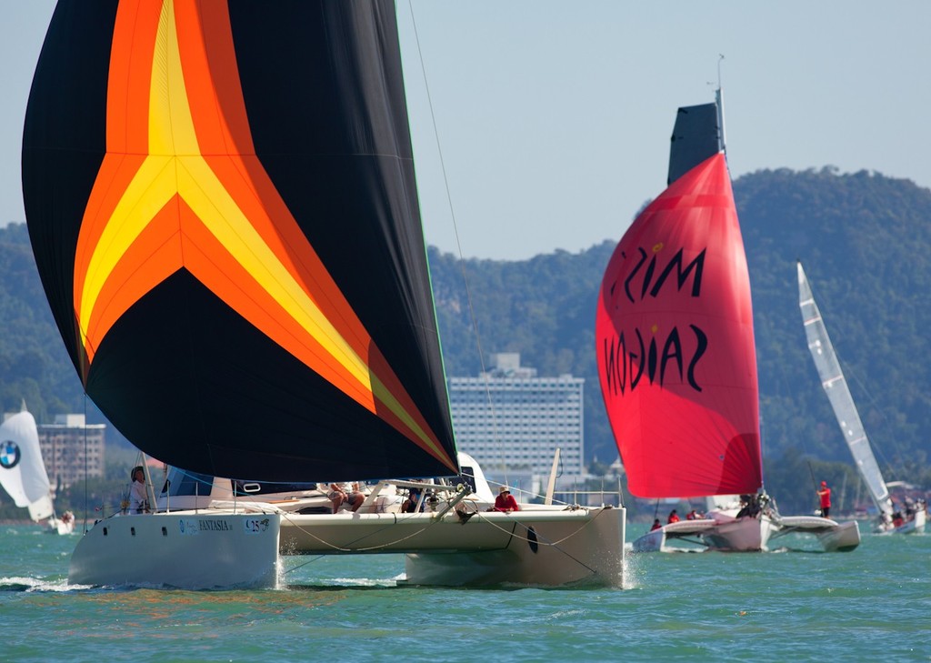 Royal Langkawi International Regatta 2013. Fantasia, Miss Saigon. © Guy Nowell http://www.guynowell.com