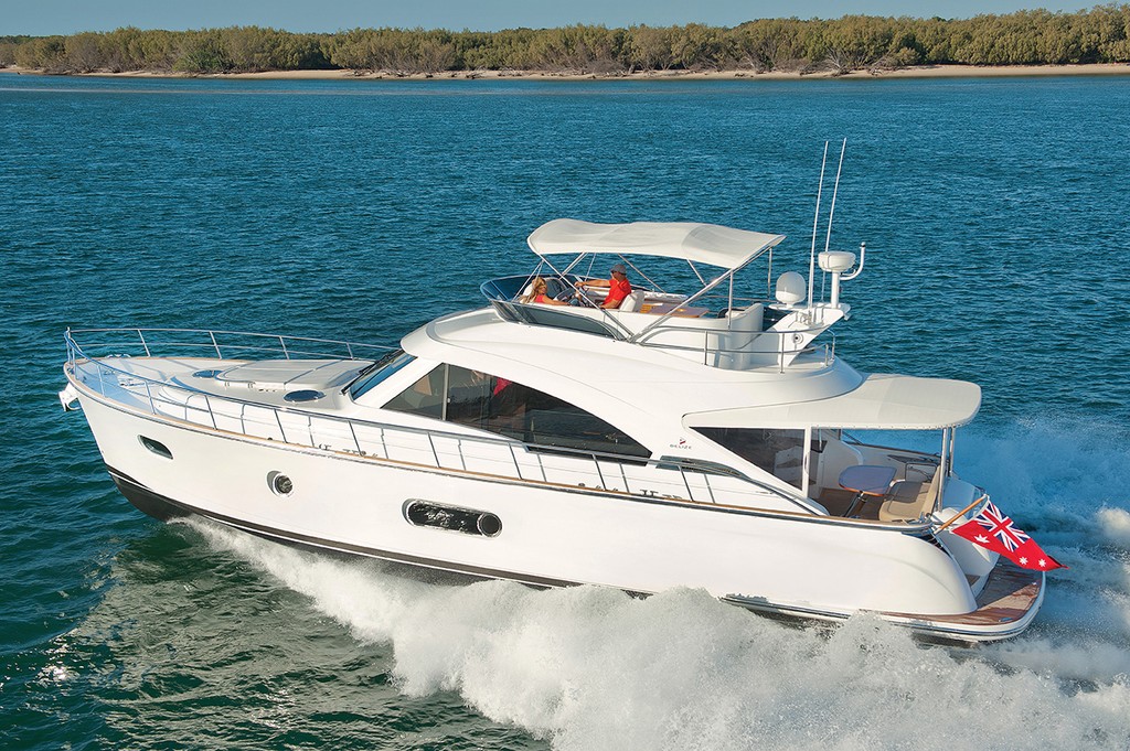 Riviera will have information on the award-winning new Belize 52 Daybridge and Sedan Motoryachts photo copyright Stephen Milne taken at  and featuring the  class