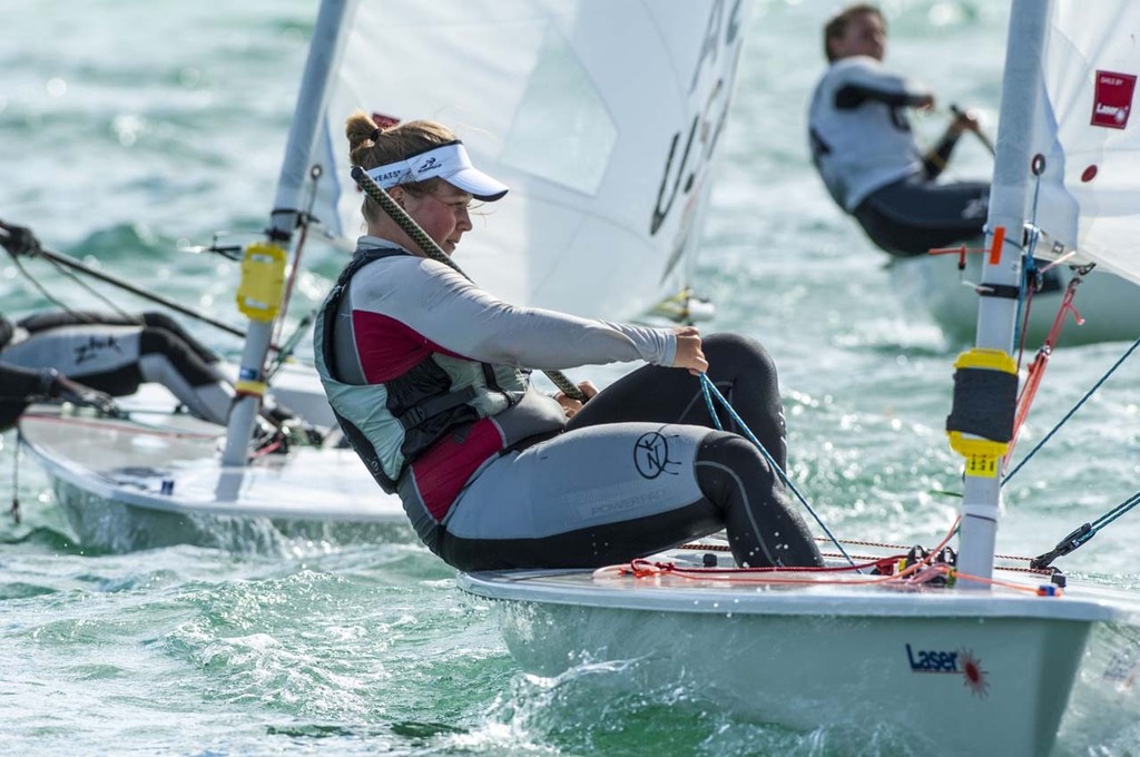 Division: Laser Radial BOW # 2669/ SAIL# 202669 TENKANEN, Heidi - ISAF Sailing World Cup Miami 2013 © Walter Cooper http://waltercooperphoto.com/