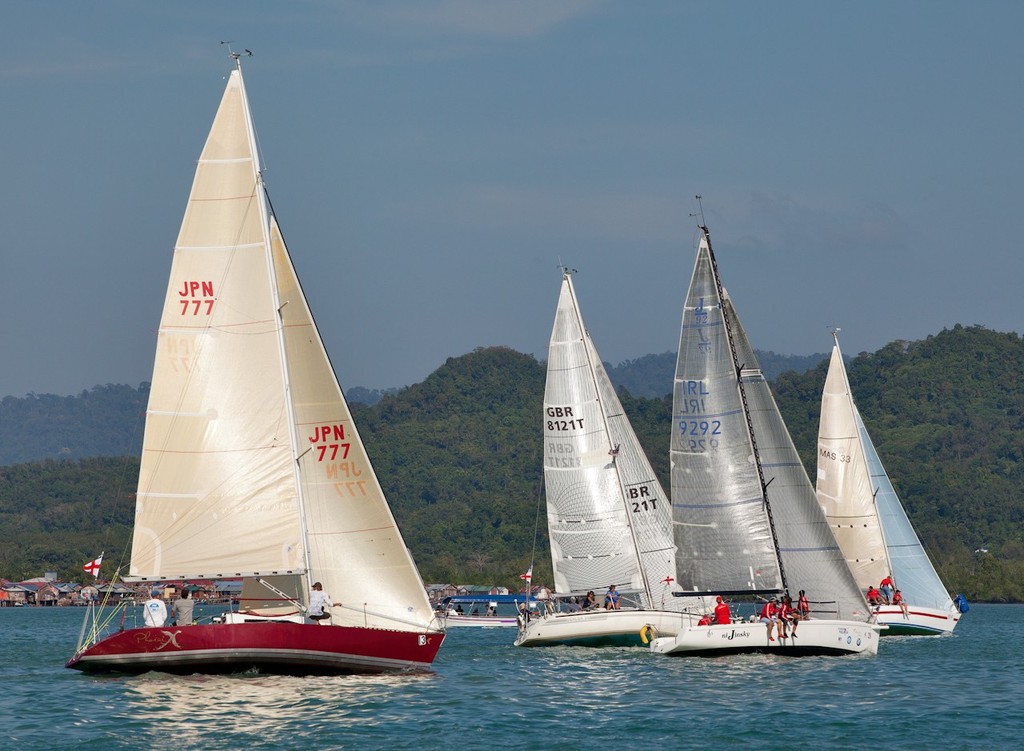 Royal Langkawi International Regatta 2013 - IRC 1 goes away. © Guy Nowell http://www.guynowell.com