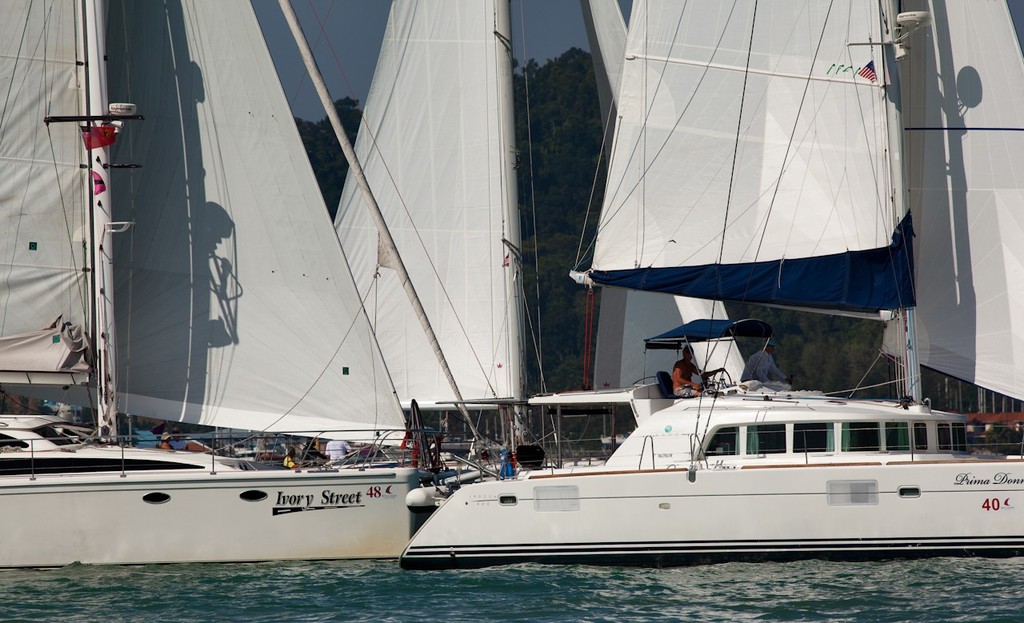Royal Langkawi International Regatta 2013 -wall to wall Multihulls © Guy Nowell http://www.guynowell.com