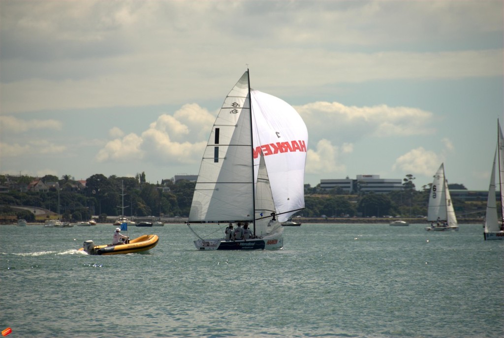 Day 1, Harken RNZYS International Youth Match Racing Series © Charles Winstone
