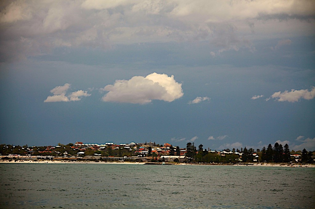 Skies often looked threatening, but the wind stayed away. photo copyright Bernie Kaaks taken at  and featuring the  class