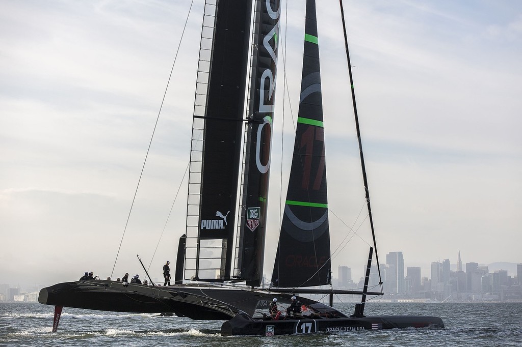 USA-17 sailing - ORACLE TEAM USA, San Francisco (USA), 04-02-2013 © Guilain Grenier Oracle Team USA http://www.oracleteamusamedia.com/
