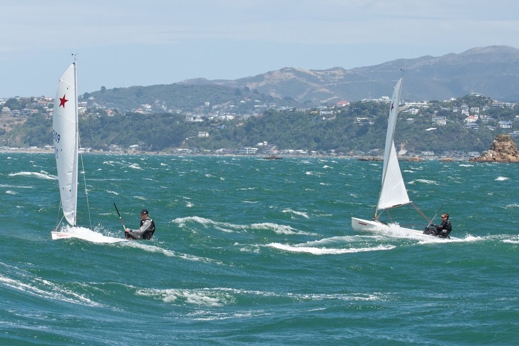 Visiting sailors come to grips with the punishing Wellington conditions photo copyright SW taken at  and featuring the  class